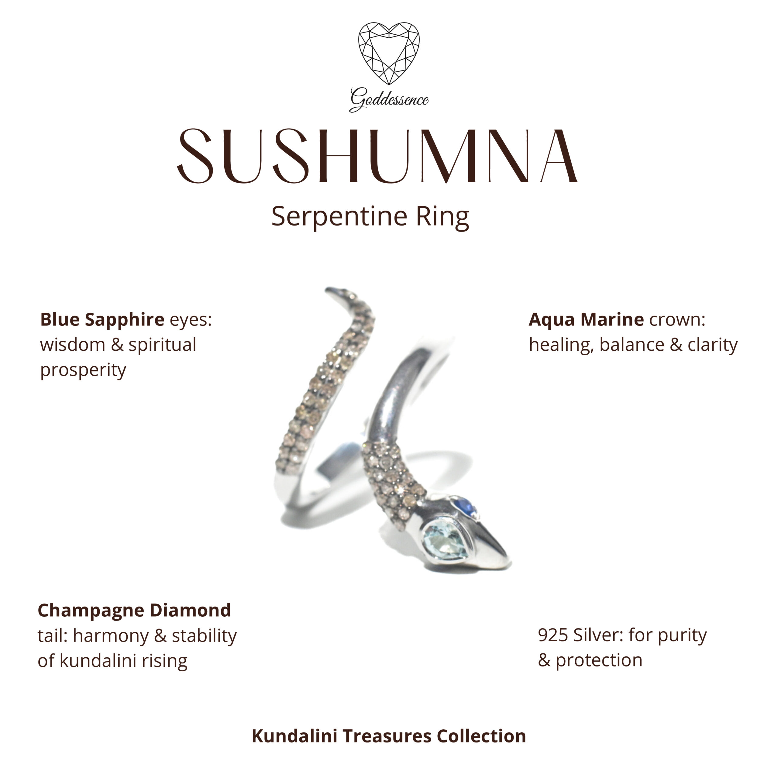 Sushumna Serpentine by Goddessence® 1 Sushumna Serpentine by Goddessence®